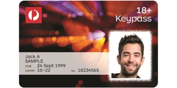 Удостоверение личности Keypass Почты Австралии