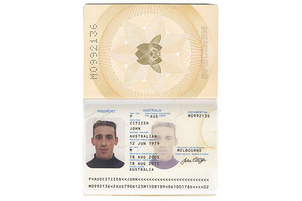 Паспорт гражданина Австралийского Союза