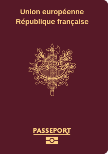 Биометрический паспорт Франции