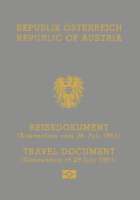Проездной документ беженца в  Австрии